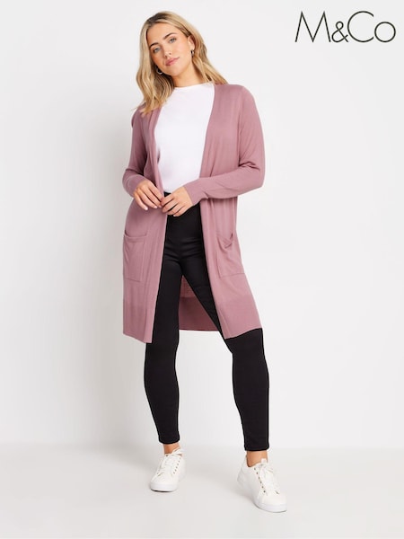 rožnata - M&Co Longline Cardigan (AF7871) | € 42