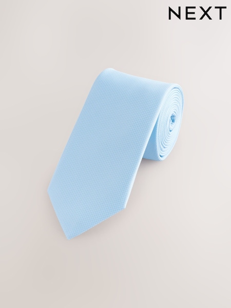 Light Blue Slim Textured Tie (AF8372) | $16
