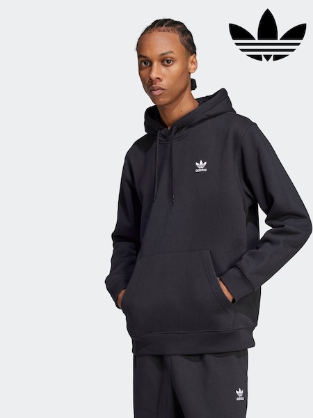 Svart - Adidas Originals Trefoil Essentials Loose Fit Hoodie (AF8981) | kr1 050