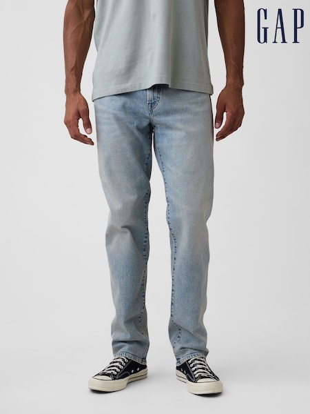 Viintage Blue - Regular Gap Straight Jeans