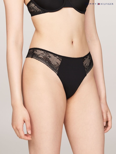 Negru - Tommy Hilfiger Down-Filled Quilted Knickers (AG1640) | 109 LEI