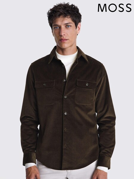 Moss Corduroy 100% Cotton Overshirt (AG1655) | €95