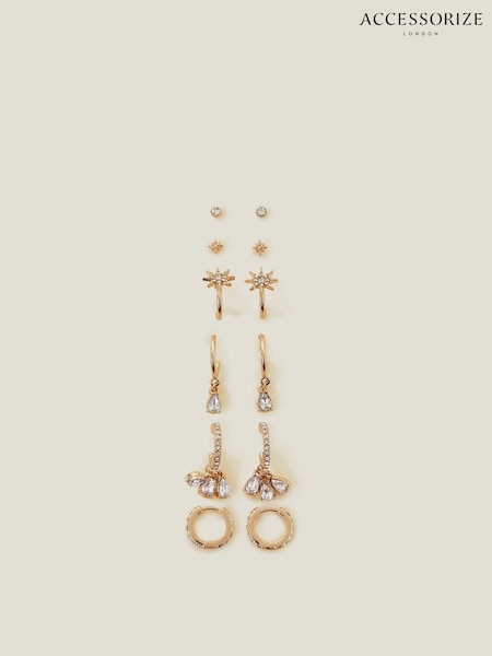Accessorize White Celestial Sparkle Earrings 12 Pack (AG1697) | €20