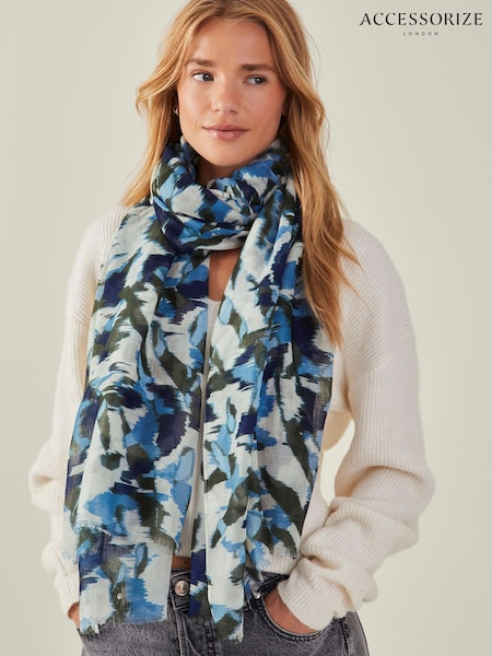 Accessorize Blurred Meadow Print Scarf (AG1832) | ‏87 د.إ.‏