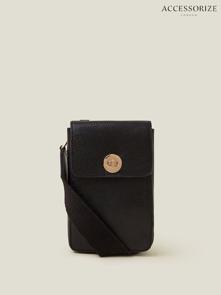 Accessorize Twist Lock Leather Phone Bag (AG1851) | € 46