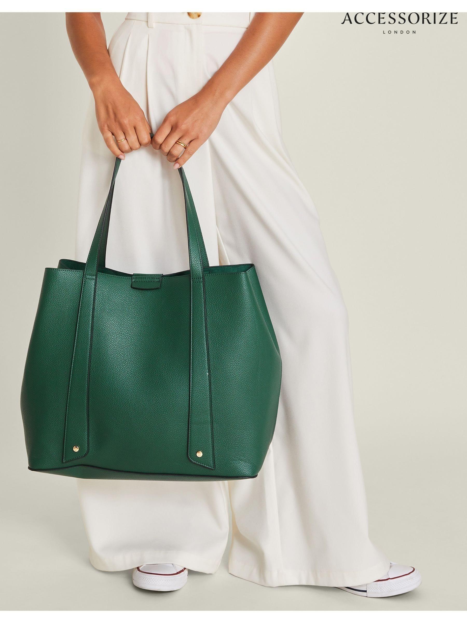 Bags Accessorize Green Plain Casual Accessories Next Oman
