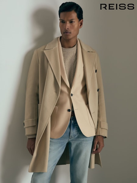 Reiss Stone Charley Atelier Single-Breasted Blazer in Wool-Blend Twill (AG1912) | R$ 4,915