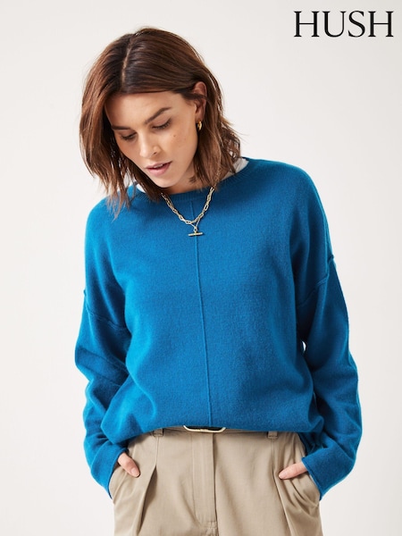 Hush Blue Saphira Cashmere Jumper (AG1974) | €185