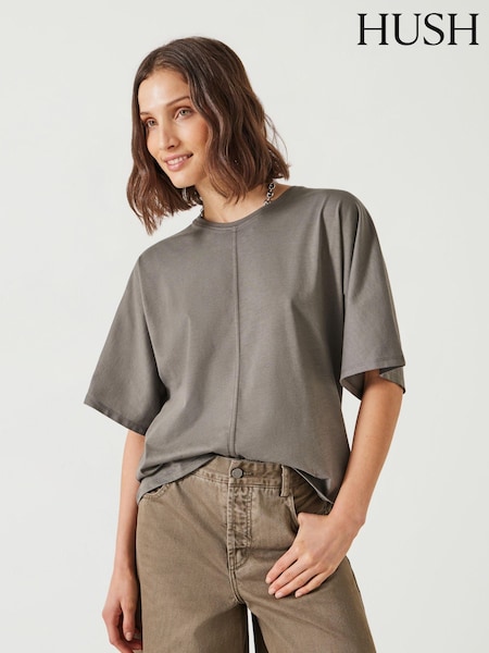 Hush Tamara 100% Cotton Relaxed T-Shirt (AG1989) | 143 LEI