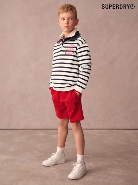 Superdry Red/Blue Stripe Half Zip Title - Top & Short Sets (AG2093) | 2,523 UAH - 2,644 UAH