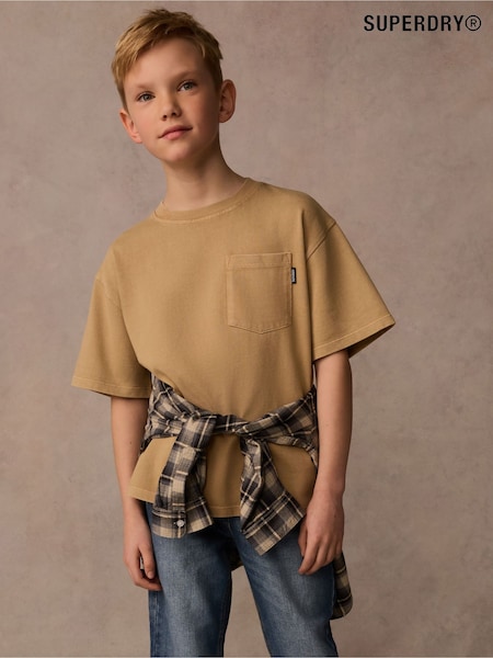 بيج - Superdry T-Shirt (AG2099) | ‏93 د.إ.‏ - ‏ 116‏ د.إ.