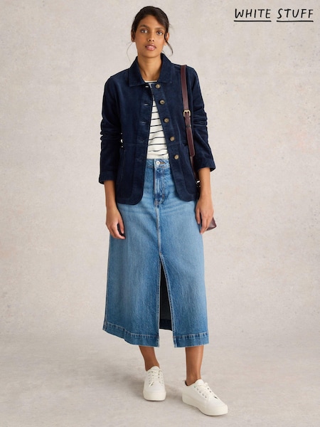 White Stuff Blue Carrie Corduroy Jacket (AG2307) | €65