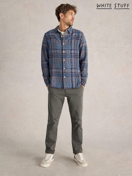 White Stuff Patchwork Check 100% Cotton Shirt (AG2309) | €42