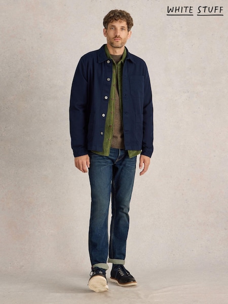 White Stuff Blue Kynman Workwear Jacket (AG2329) | €56