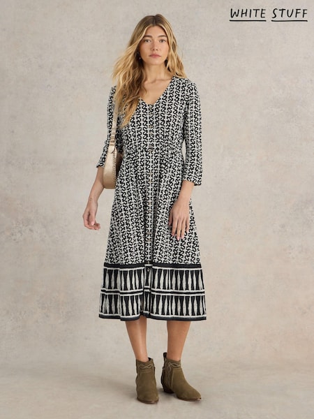 White Stuff Black Mia Jersey Dress (AG2331) | €46