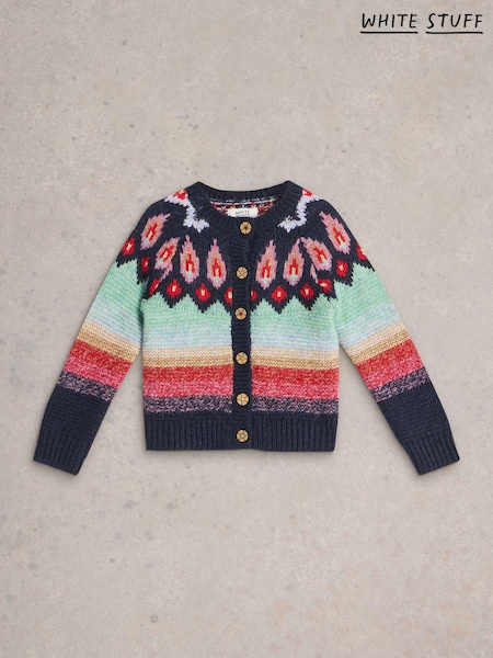 White Stuff Glitter Fairisle Pattern Cardigan (AG2335) | € 30