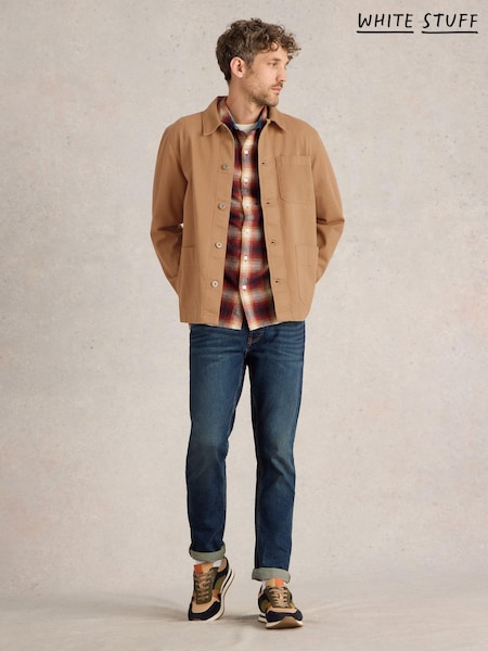 White Stuff Brown Kynman Workwear Jacket (AG2341) | €50