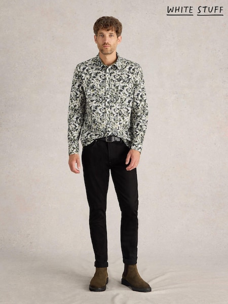 White Stuff Black Hawthorn Bird Printed Shirt (AG2344) | €51