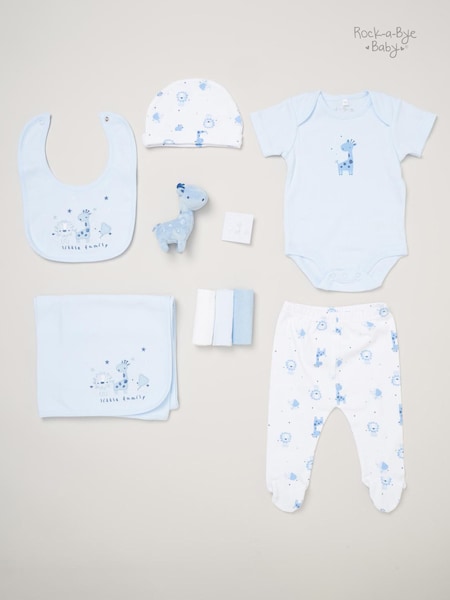 Rock-A-Bye Baby Boutique Pink 100% Cotton Print Gift Set 10 Piece (AG2353) | €45