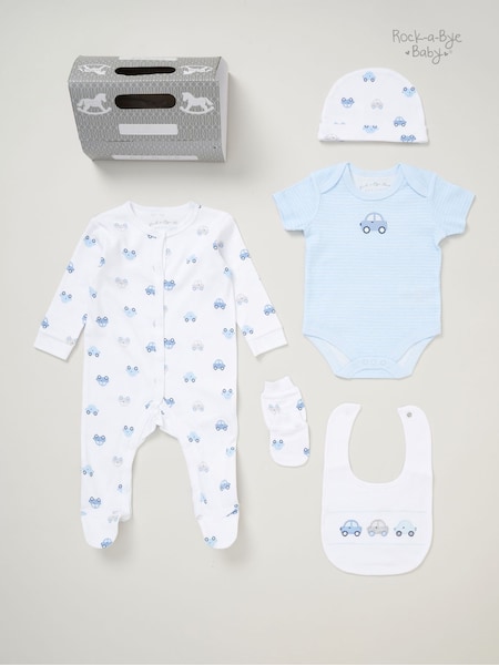 Rock-A-Bye Baby Boutique 100% Cotton 5 Piece Gift Set (AG2381) | €32