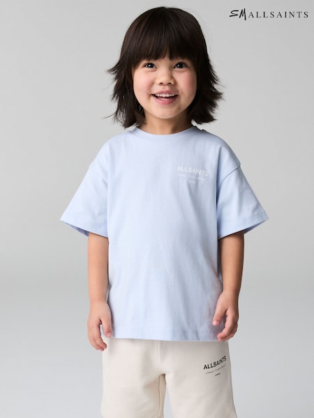 Світло-блакитний - smALLSAINTS Oversized Younger Boys Underground Crew T-Shirt (AG2388) | 1 202 грн - 1 322 грн