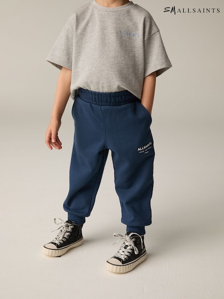 smALLSAINTS Navy Younger Boys Underground Straight Cuffed Joggers (AG2389) | €29 - €32