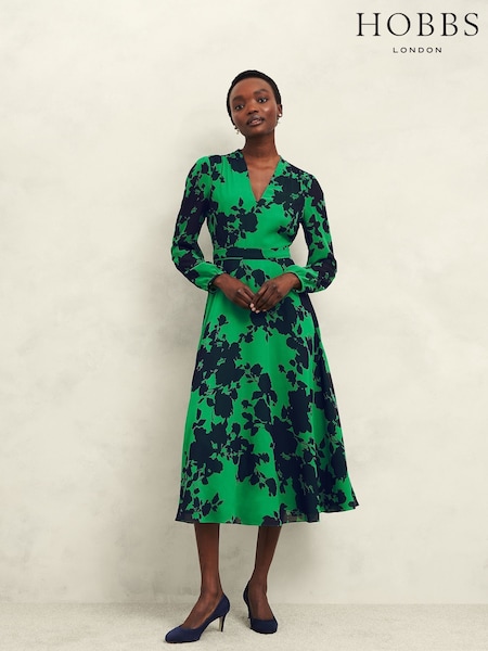 Hobbs Green Aurora Dress (AG2659) | 935 QAR