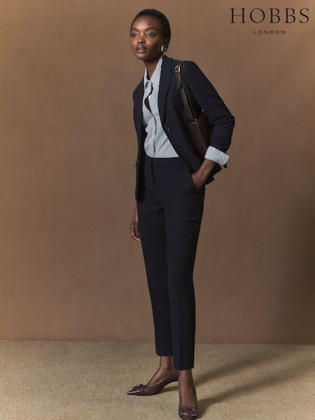 Hobbs Blue Aly Slim Trousers (AG2665) | €126