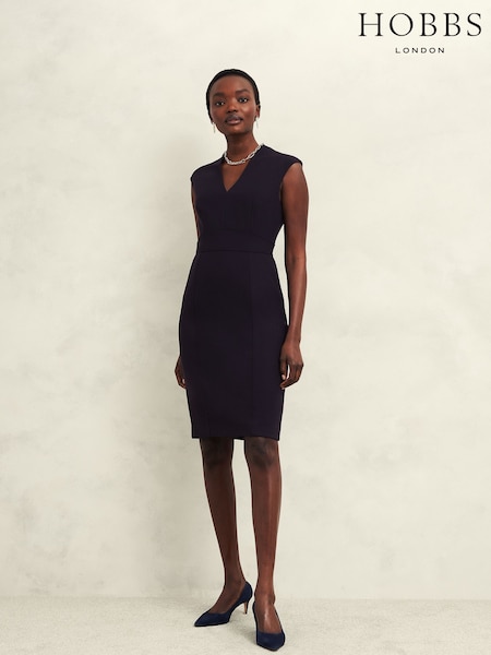 Hobbs Blue Aly Dress (AG2670) | 737 QAR