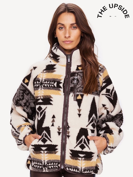 The Upside Multi Multi Totem Harlow Zip Up Fleece Jacket (AG2818) | €325