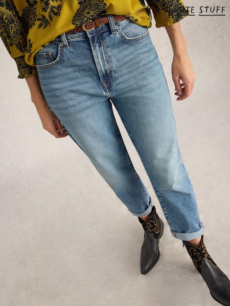 White Stuff Blue Tilly Tapered Jeans (AG3128) | $103