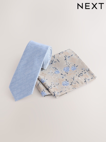 Blue Tie and Pocket Square Set (AG3354) | € 14