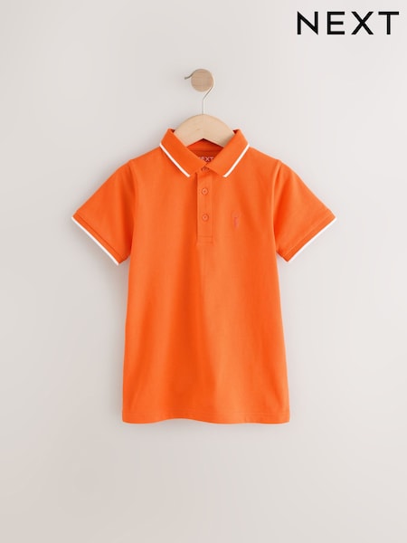 برتقالي - Short Sleeve Polo Shirt (3-16yrs) (AG3397) | ‏36 د.إ.‏ - ‏ 61‏ د.إ.