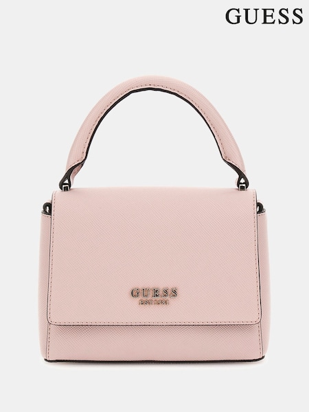 Светло-розовая - Guess Fedana Top Handle Flap Bag (AG3641) | €152