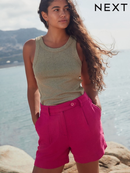 Rosa - Linen Rich Boy Shorts (AG3749) | 33 €