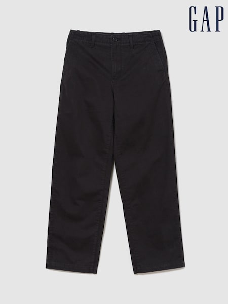 Nero - Regular Gap Heavyweight Twill Baggy Chinos