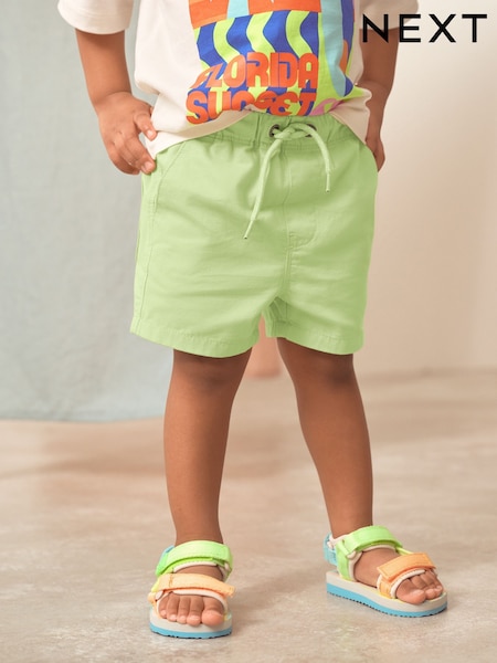 Lime Green Pull On Shorts (3mths-7yrs) (AG3801) | R$ 50 - R$ 80