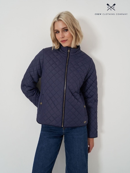 Crew Clothing Midweight Diamond Quilted Jacket (AG3948) | 354 LEI