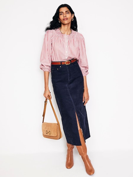 Boden Blue 5 Pocket Corduroy Maxi Skirt (AG4006) | €69