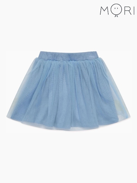 MORI Blue Organic Cotton and Bamboo Super Soft Waffle Skirt (AG4234) | €20 - €21