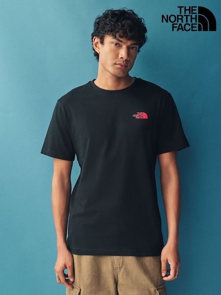 The North Face Black Chrome Mens Simple Dome T-Shirt (AG4248) | €16