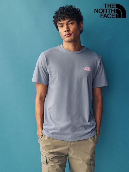 The North Face Grey Mens Simple Dome T-Shirt (AG4249) | 76 SAR