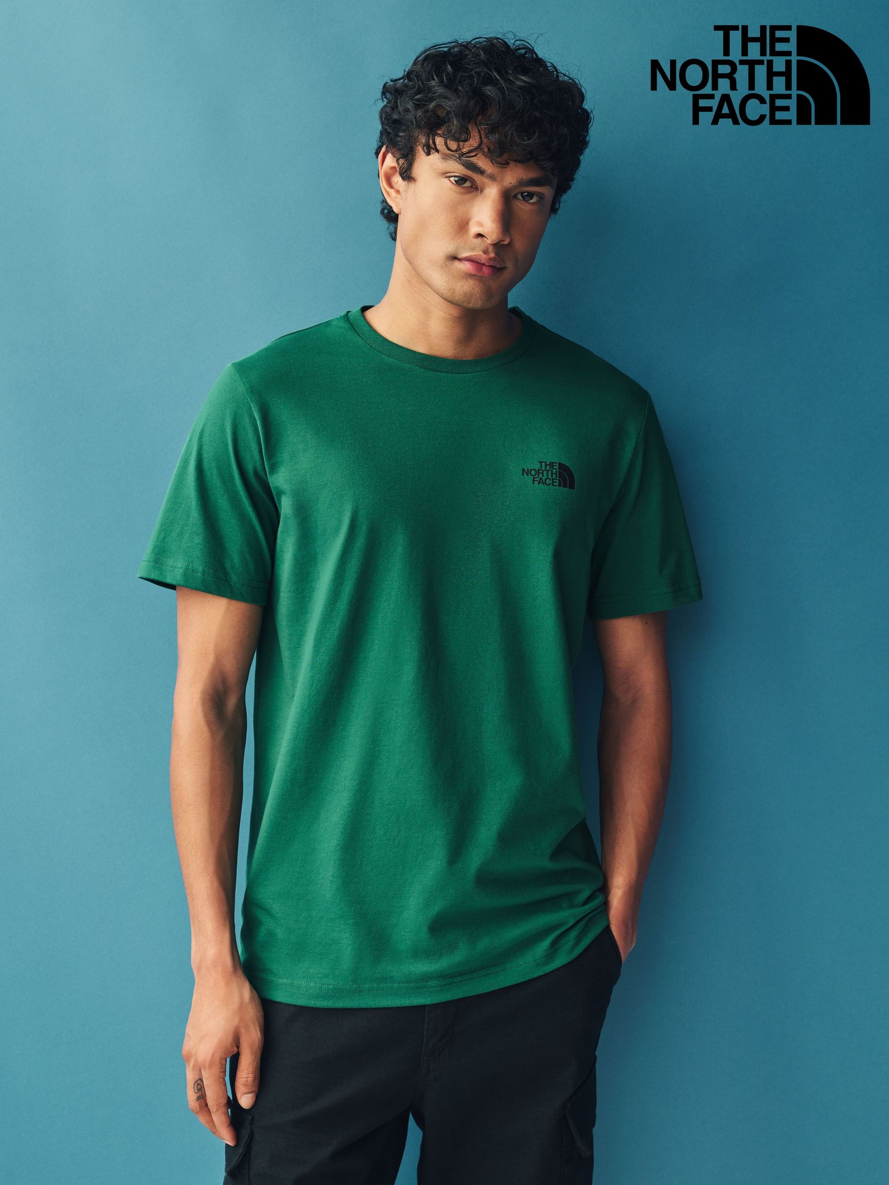 The North Face Green Essentials Plain Short Sleeve Tshirts Next Oman
