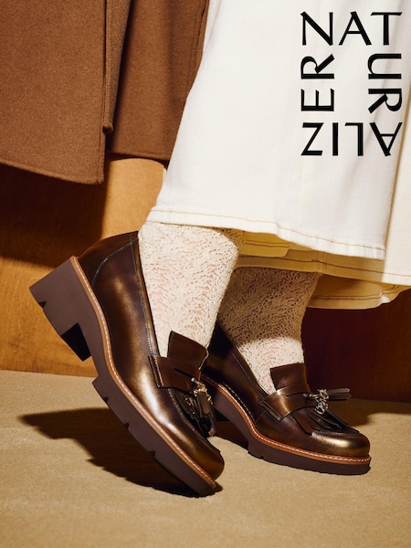 Naturalizer Desmond Wide Fit Lug Sole Loafers (AG4263) | € 109