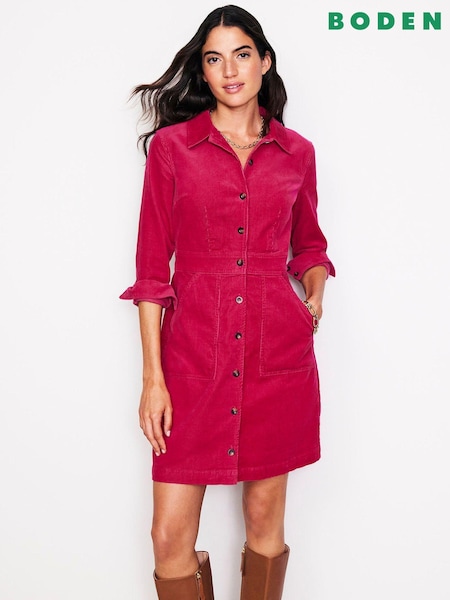 Roz Berry - Rochie din jerse cu talie răsucită Boden (AG4469) | 511 LEI