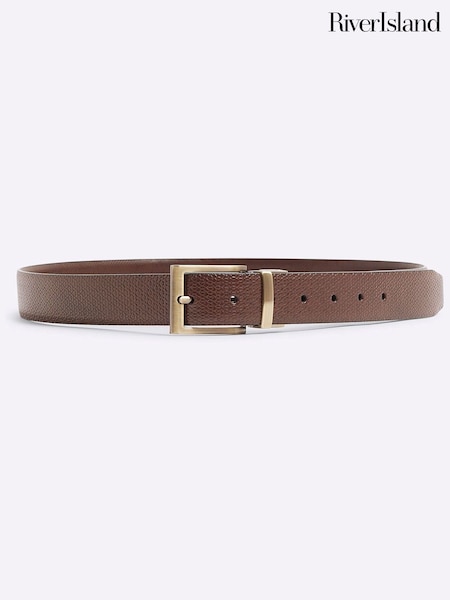 Ruskea - River Island Reversible Embossed Belt (AG4567) | €32