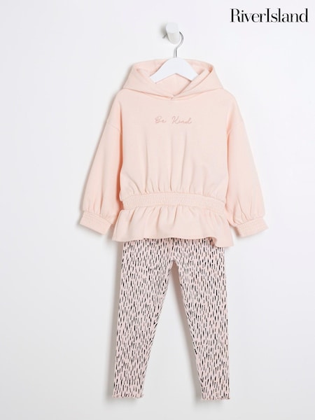 River Island Girls Cinch Sweat and Leggings Set (AG4584) | ‏64 د.إ.‏