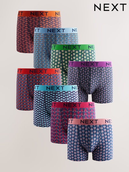 Sealife Animal Print 8 pack Trunks Boxers (AG4662) | €52