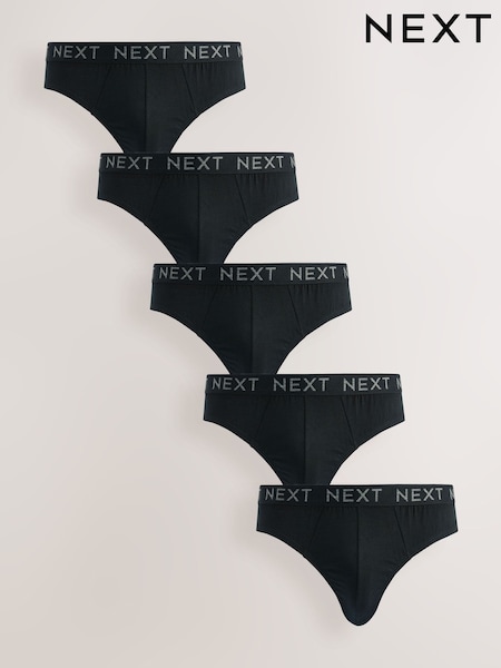 Schwarz - Slips 5 Packung (AG4668) | 35 €