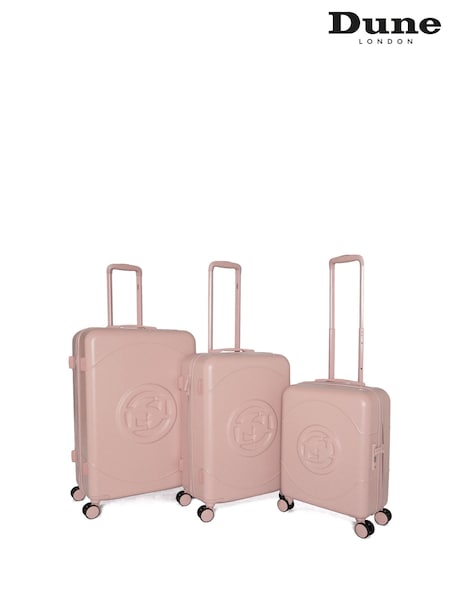 Розовый - Dune London Onella 3 Piece Suitcase Set (AG4697) | €370